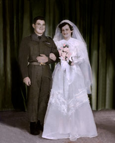 restored wedding photo