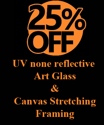 uv art glass and canvas stretching 25% Off